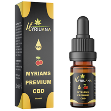 Lade das Bild in den Galerie-Viewer, Myriams Premium CBD-Öl Kirsche 15% │ Aktion 3+1 gratis